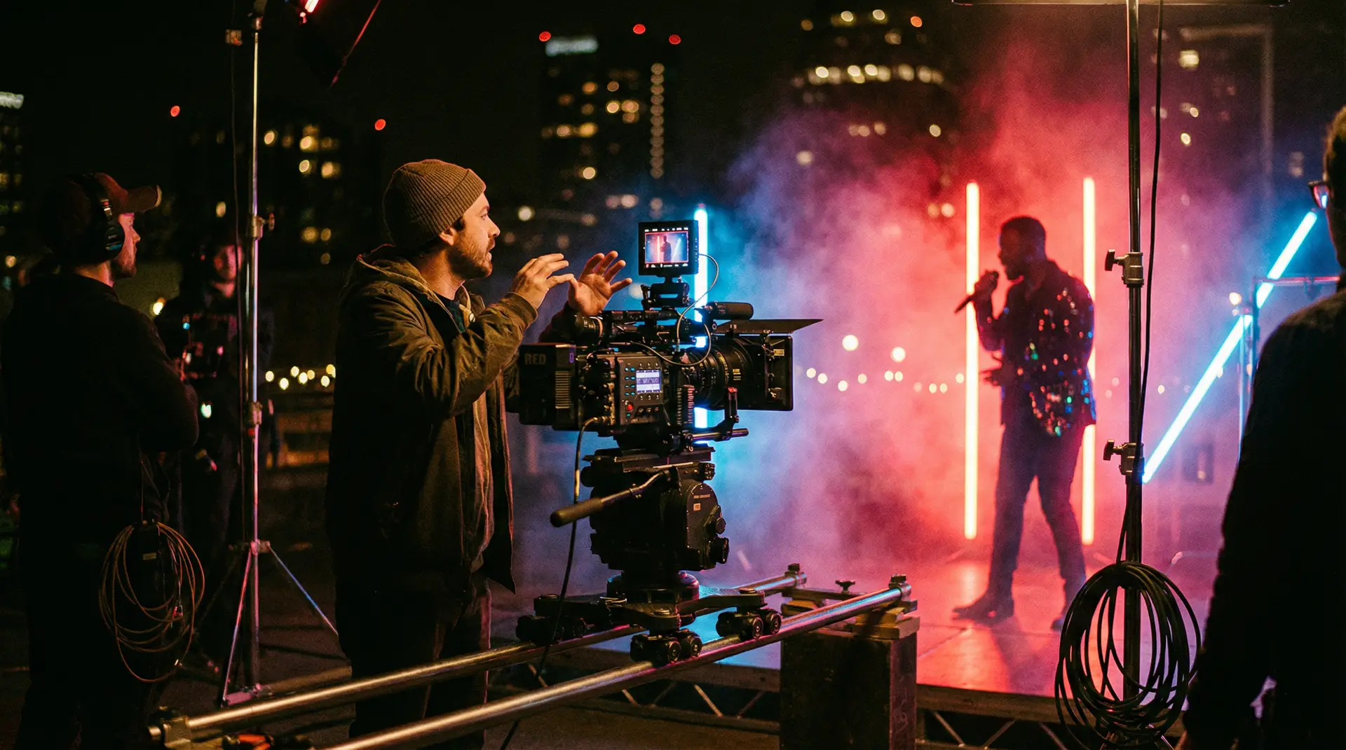 MV视觉志 灵感放映室 - 电影感MV拍摄现场